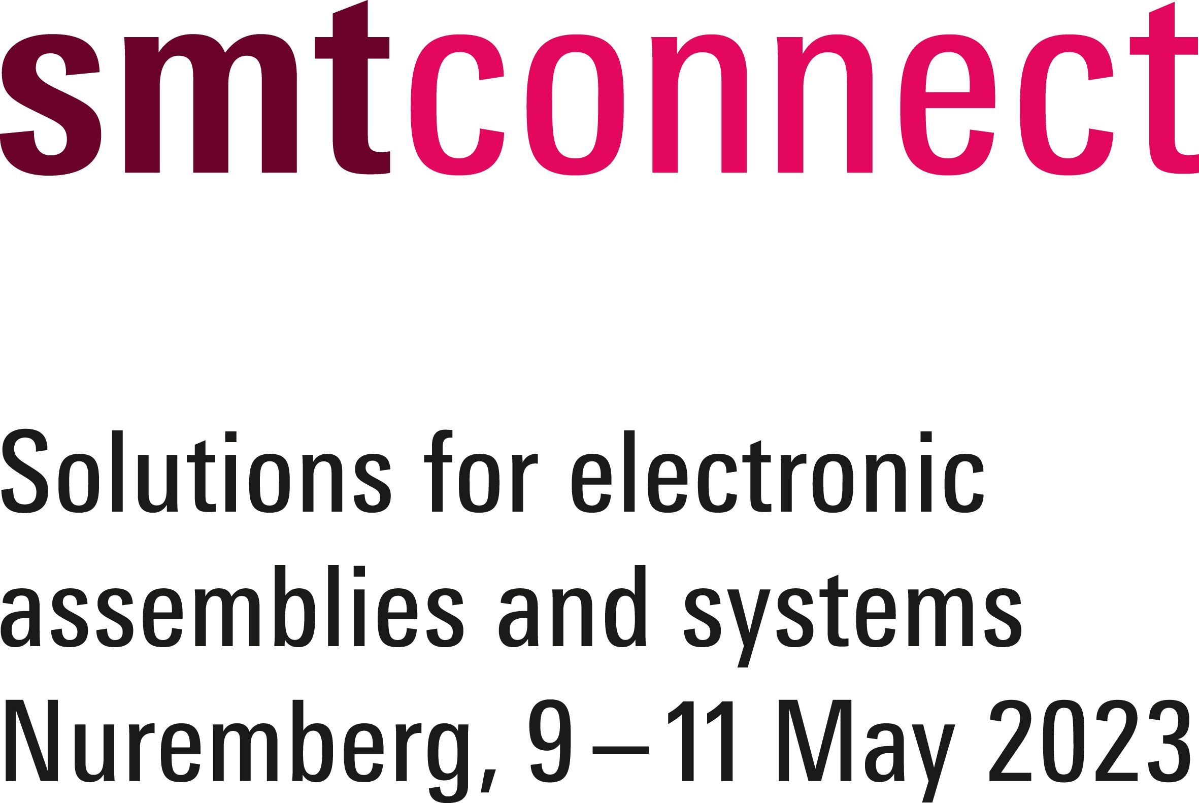 SMTconnect exhibition is on 9-11 May 2023 Nuremberg